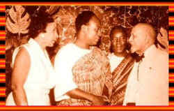 Shirley DuBois, Kwame Nkrumah, Unknown Man & W.E.B. Dubois