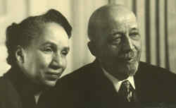Shirley Du Bois and W.E.B. Du Bois